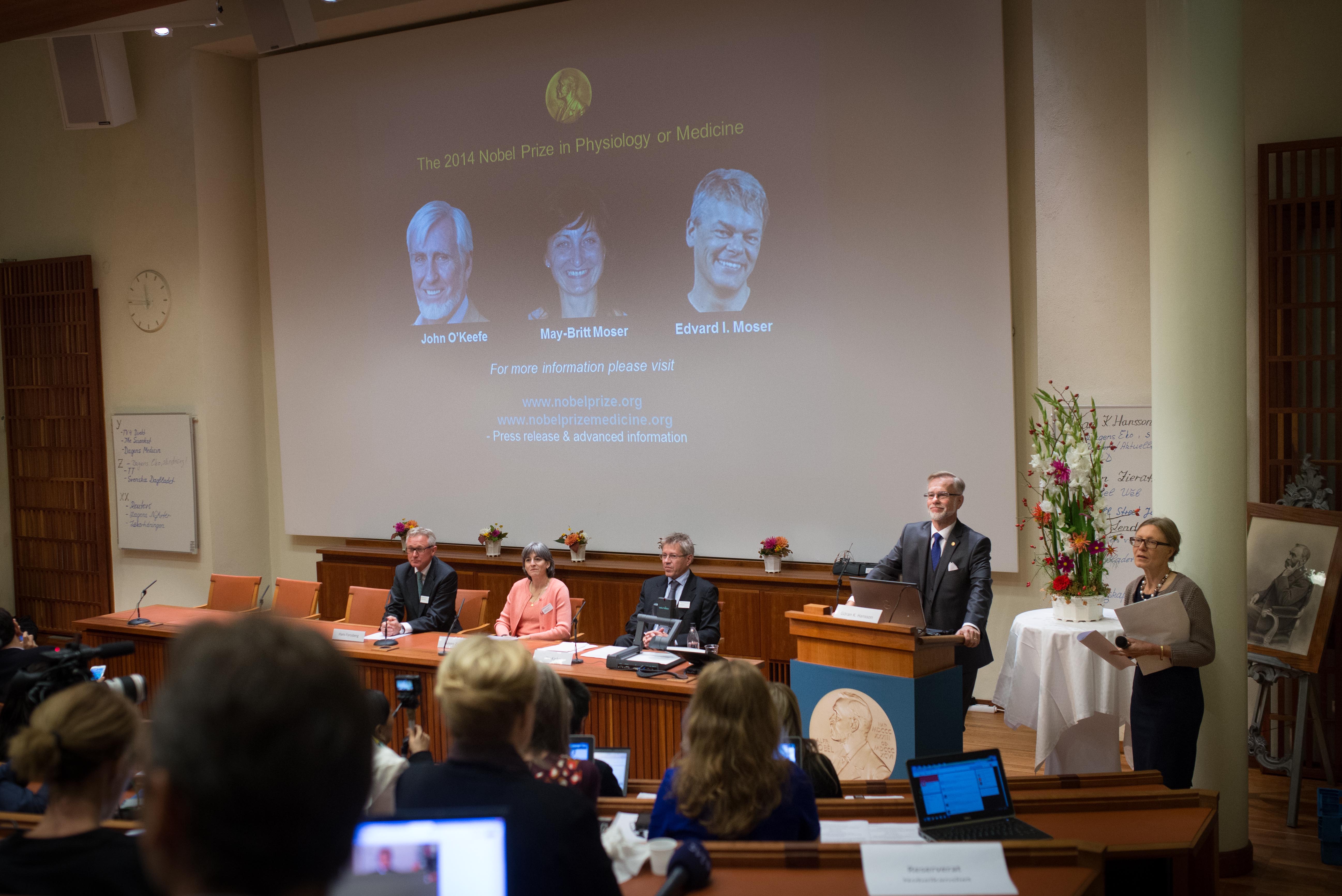 2014 Nobel Prize In Physiology Or Medicine To John O Keefe May Britt