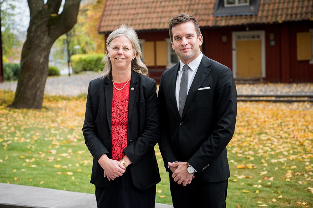 Gabriel Wikström och Karin Dahlman-Wright