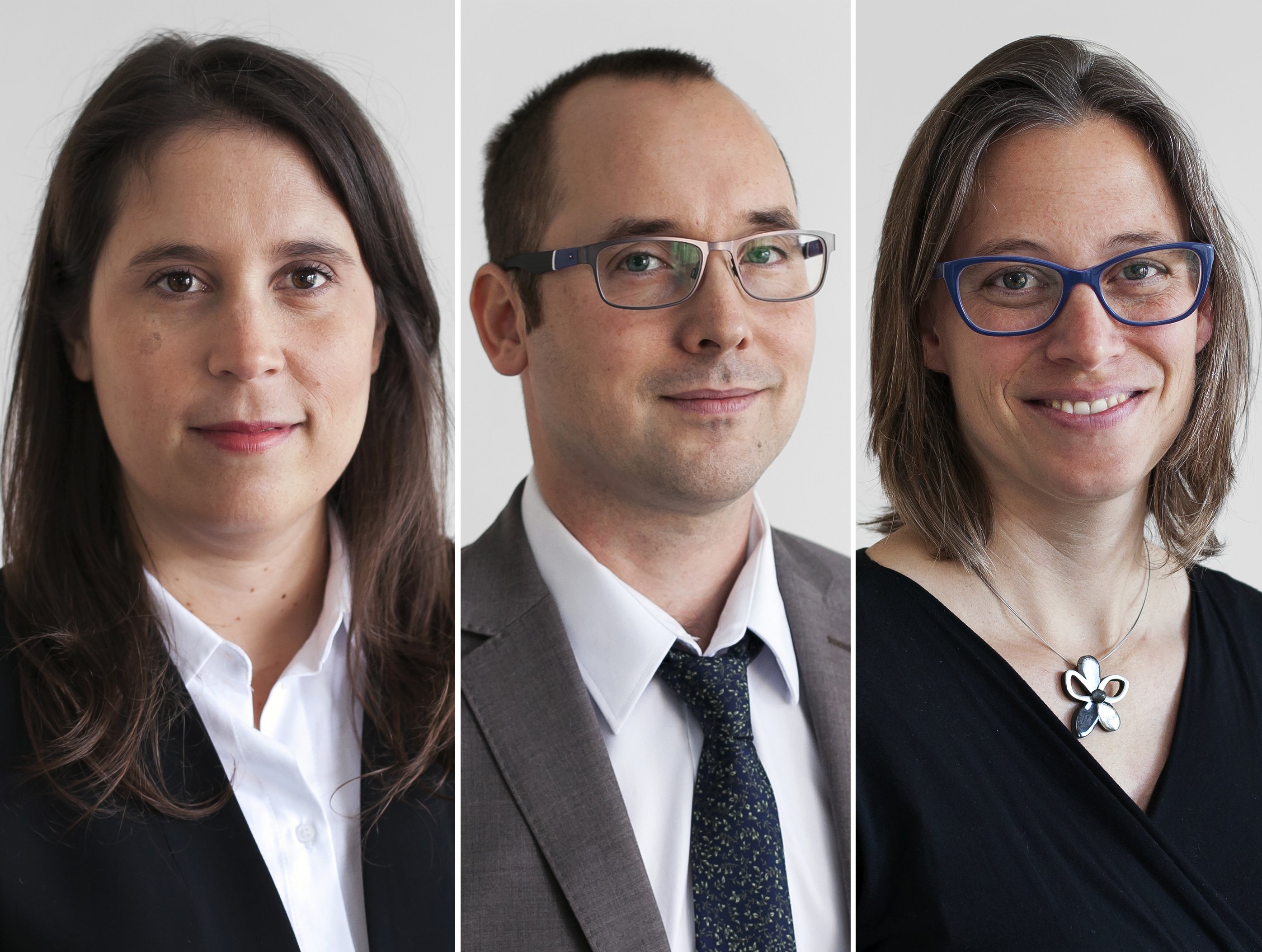 Magdalena Paolino, Björn Reinius och Carmen Gerlach, foto: Ragnar Söderbergs stiftelse. 