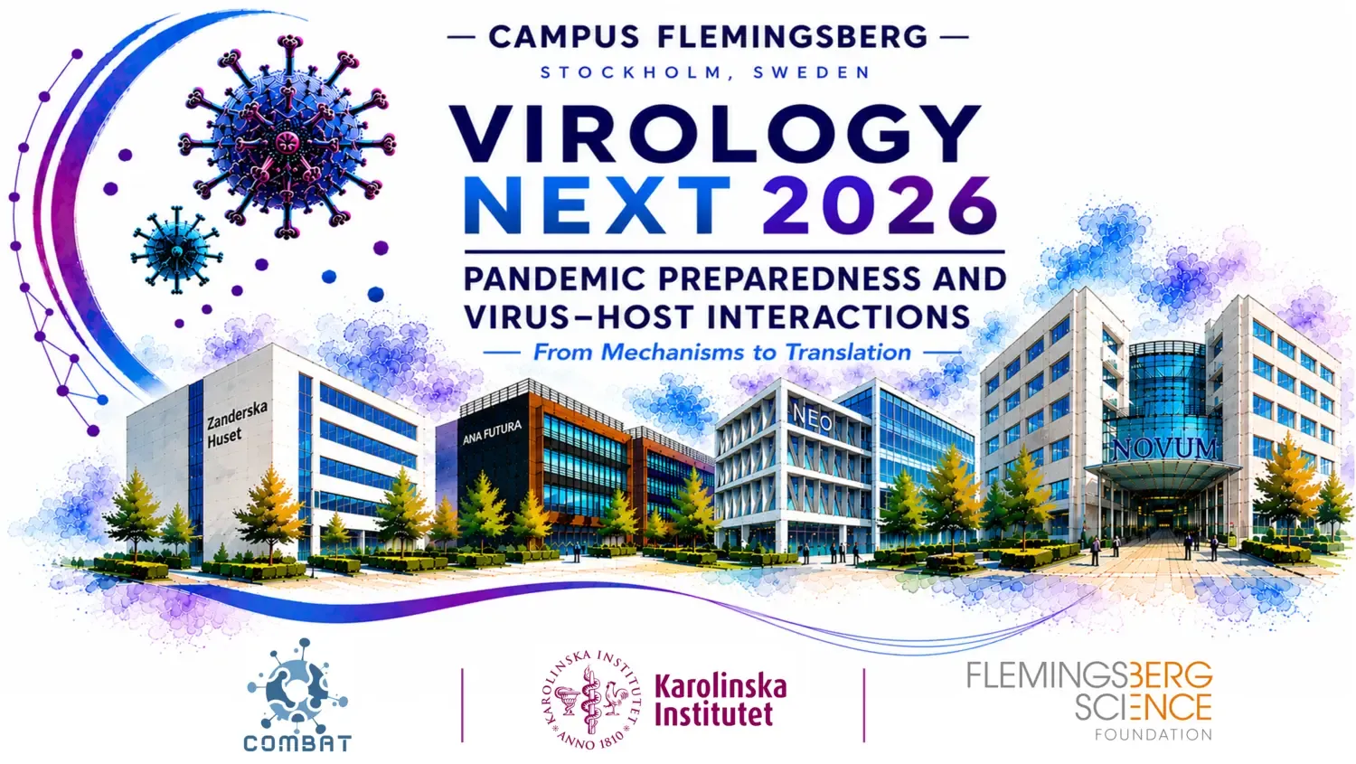 Conference banner to Virology Next 2026