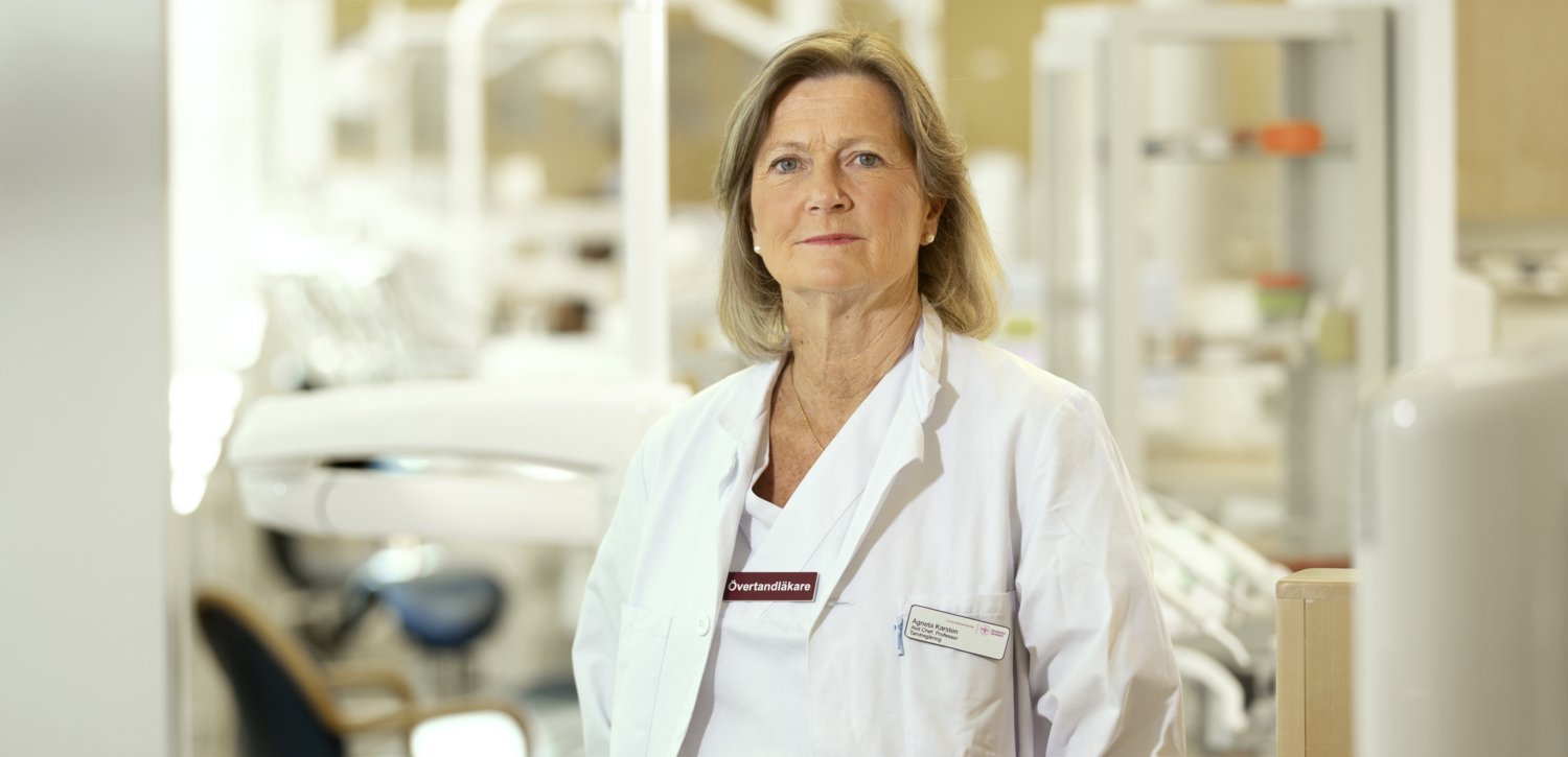 Portrait of Agneta Karsten.