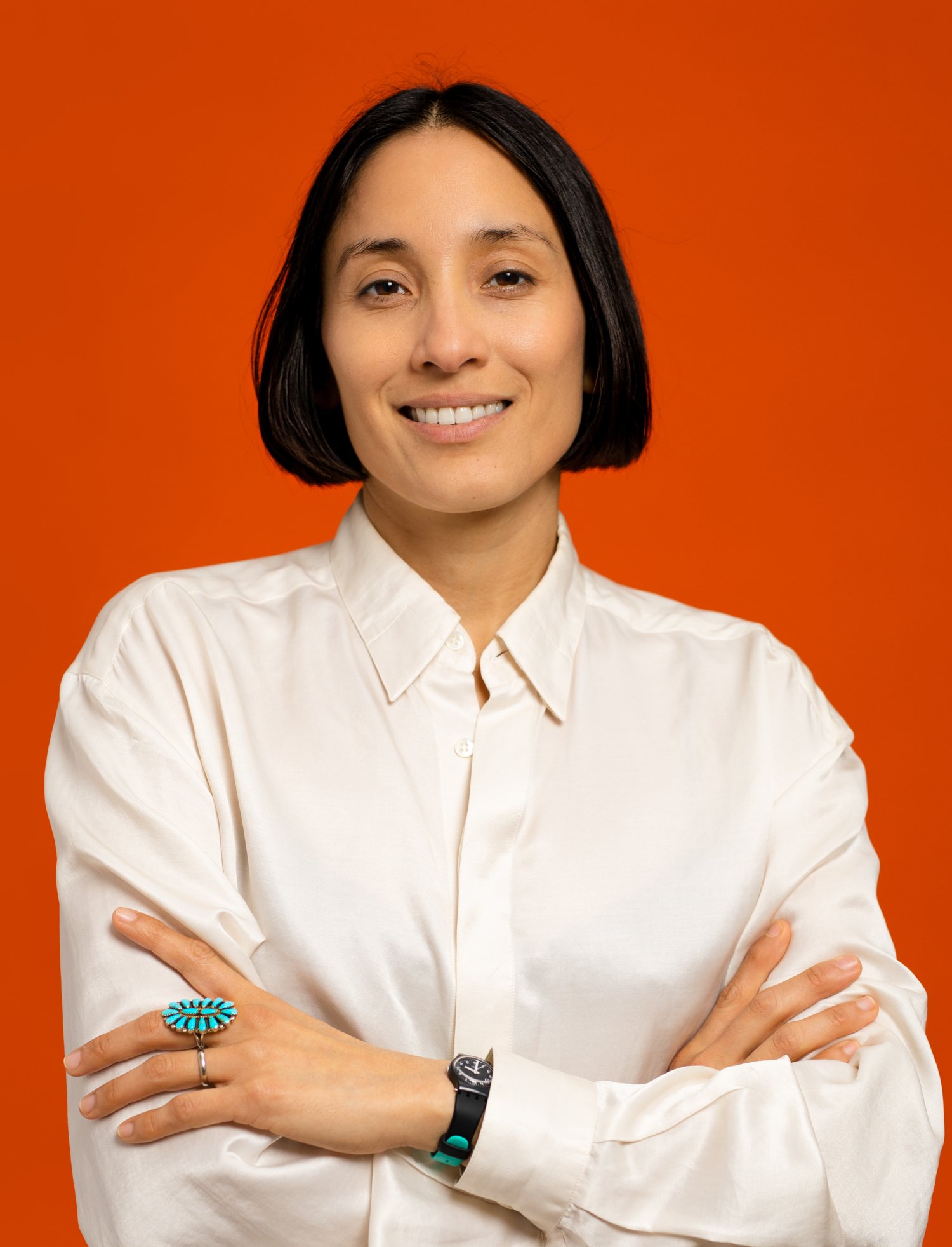 Portrait of a woman.