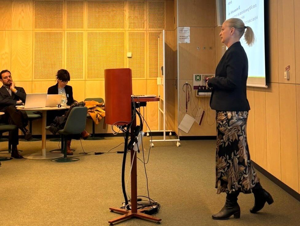 Anna-Karin Welmer presenting WP5