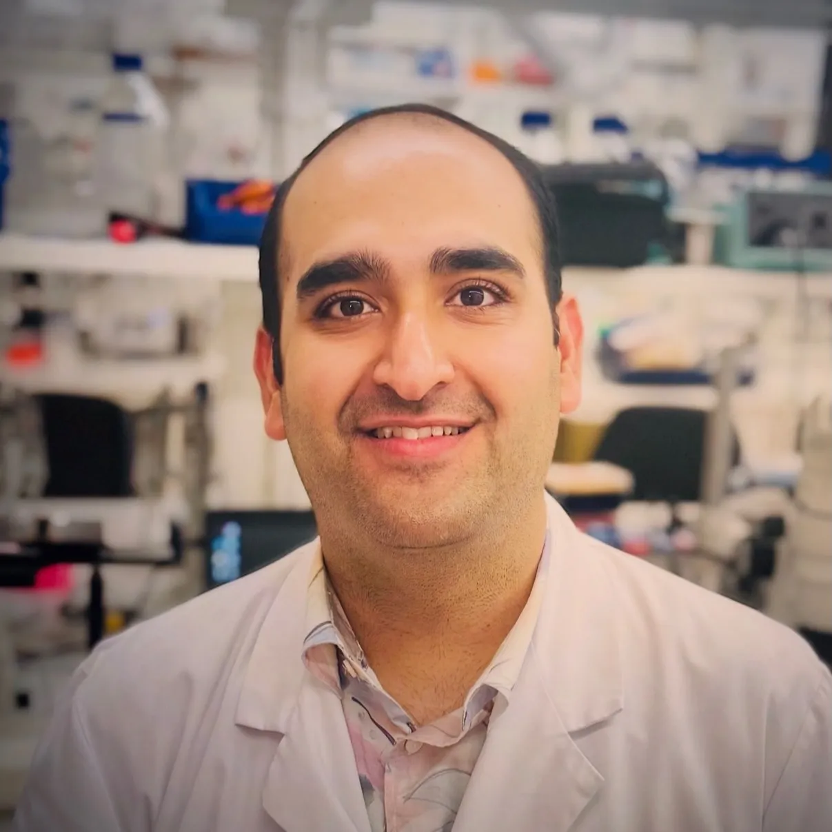 Photo of a man in a lab.