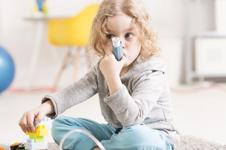 Child with asthma