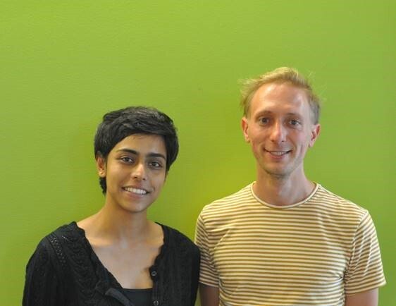 Portrait of the authors Banushree Kumar and Simon Elsässer.