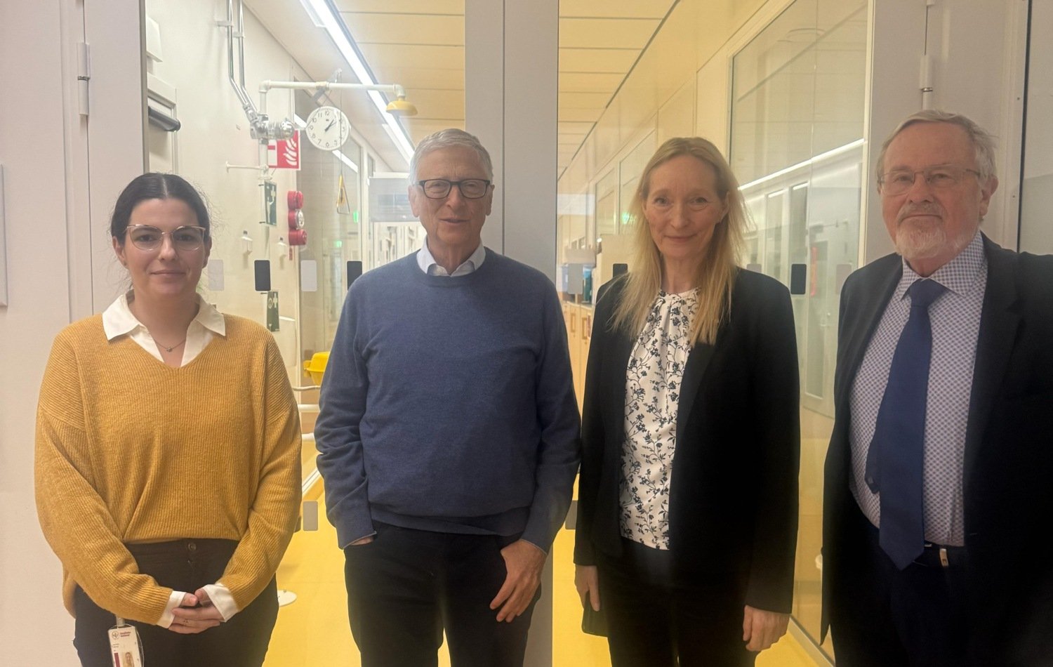 Ana Rita Narciso, Bill Gates, Birgitta Henriques-Normark and Staffan Normark