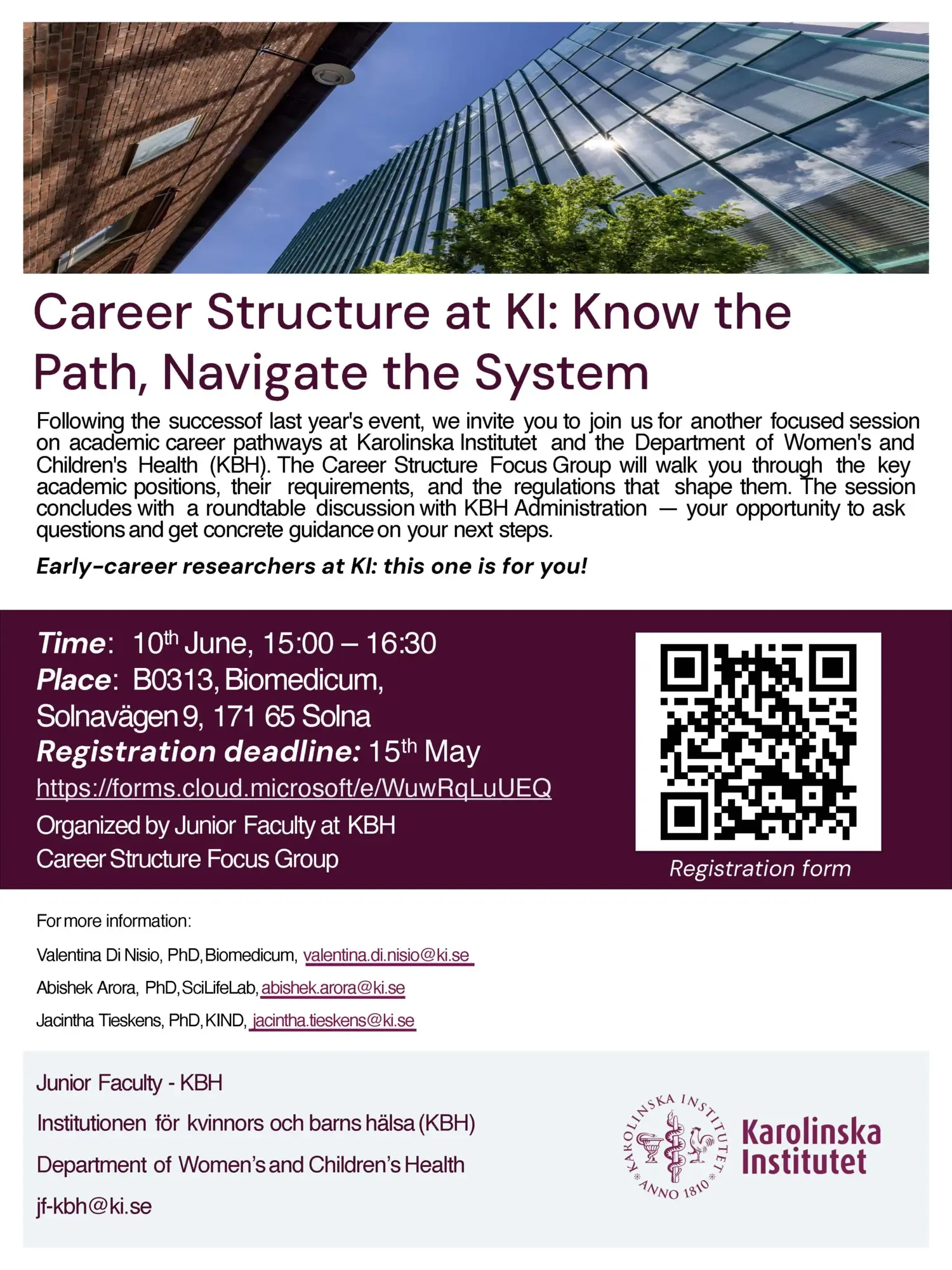 poster for event
