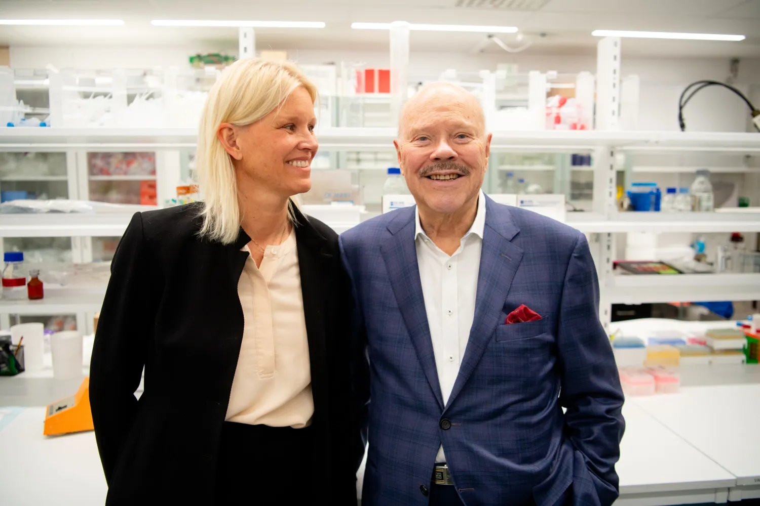 Ulrika Lundblad and Leif Lundblad.