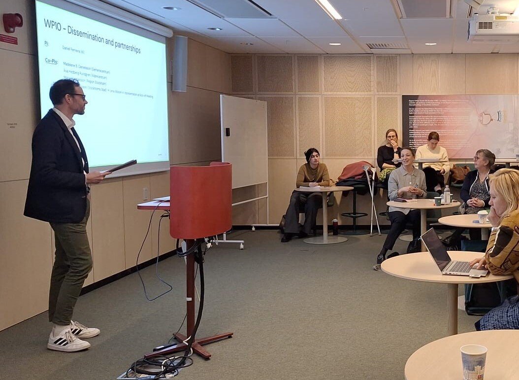 Daniel Ferreira presenting WP10