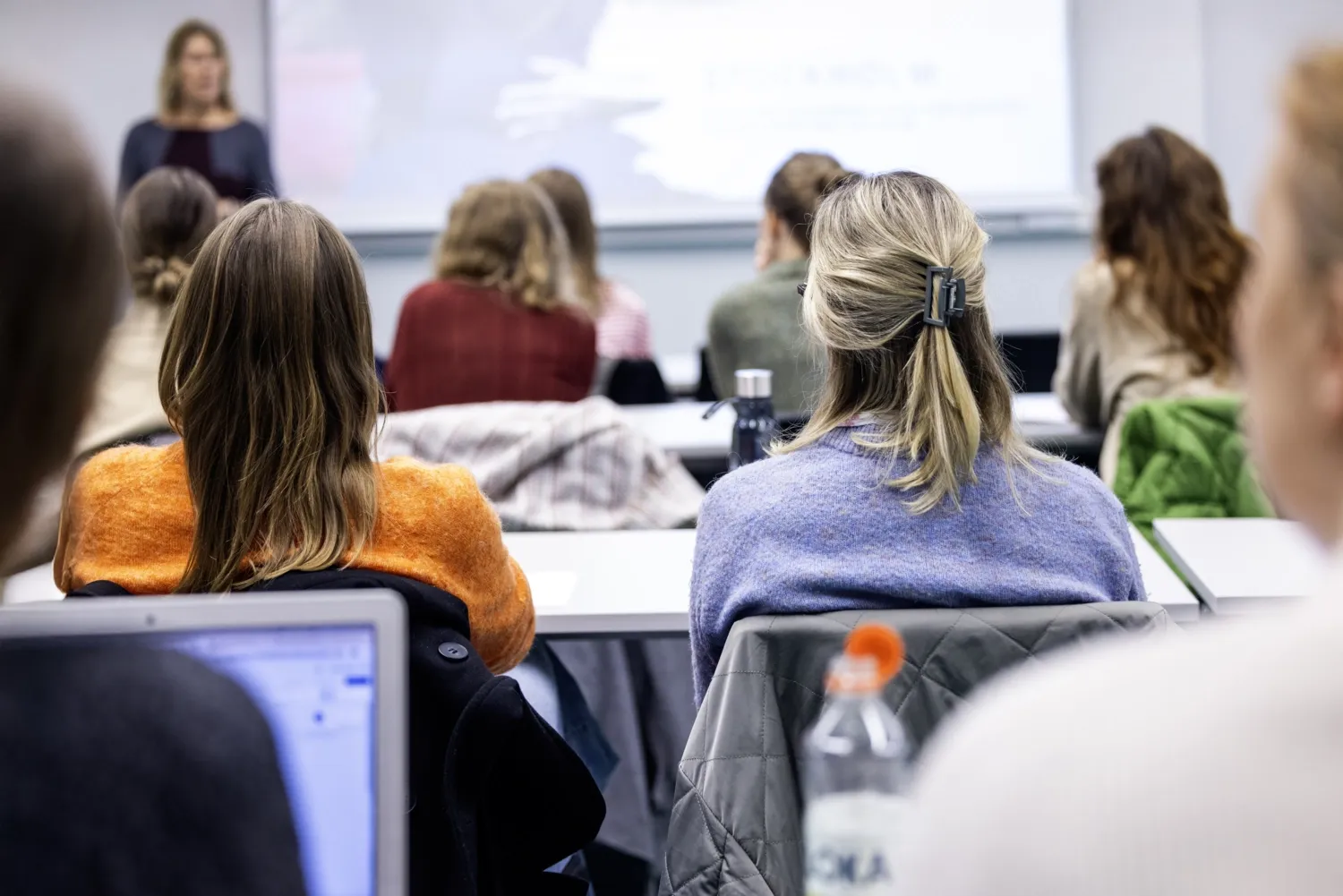 Classroom with teachers and students