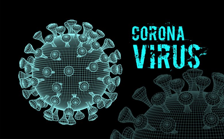 Illustration of coronavirus.