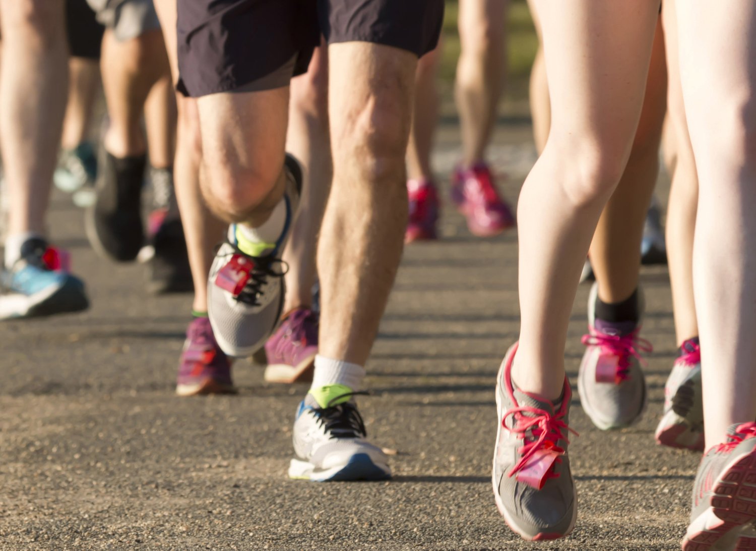 Runner's legs.