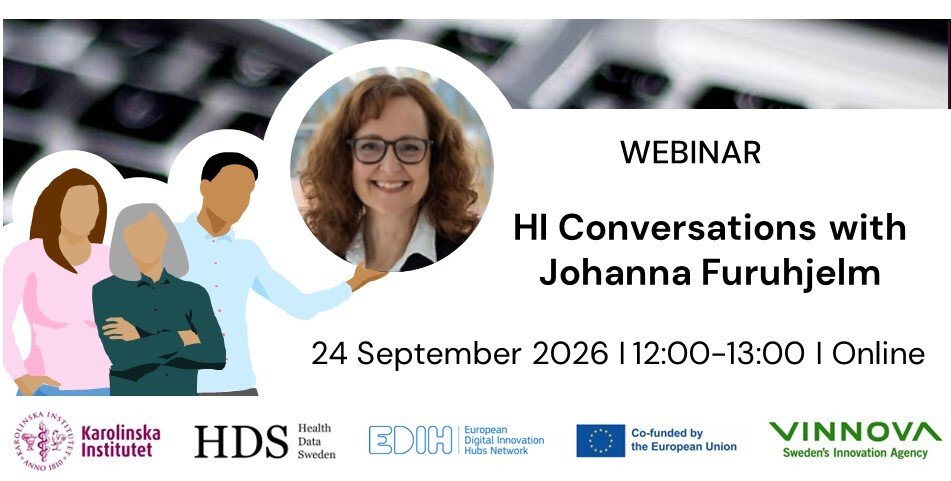 Ad for HI Conversations with Johanna Furuhjelm.