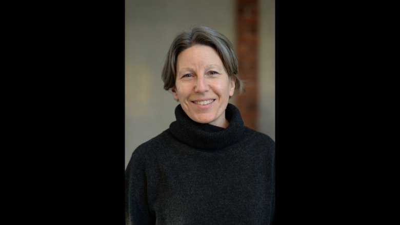 Profile photo of Helena Hervius Askling, a woman with short grey hair and a black jumper