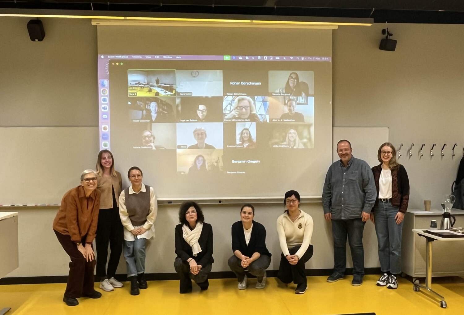 A group picture of participants, both those who attended physically and digitally, in the network for transcultural suicidology on October 31st, 2024.