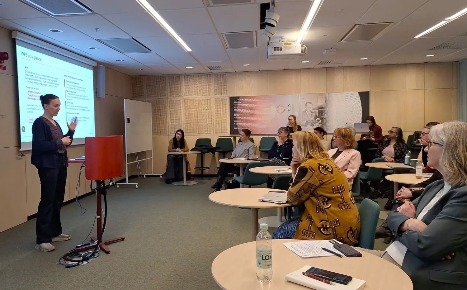 Janne Agerholm presenting WP3