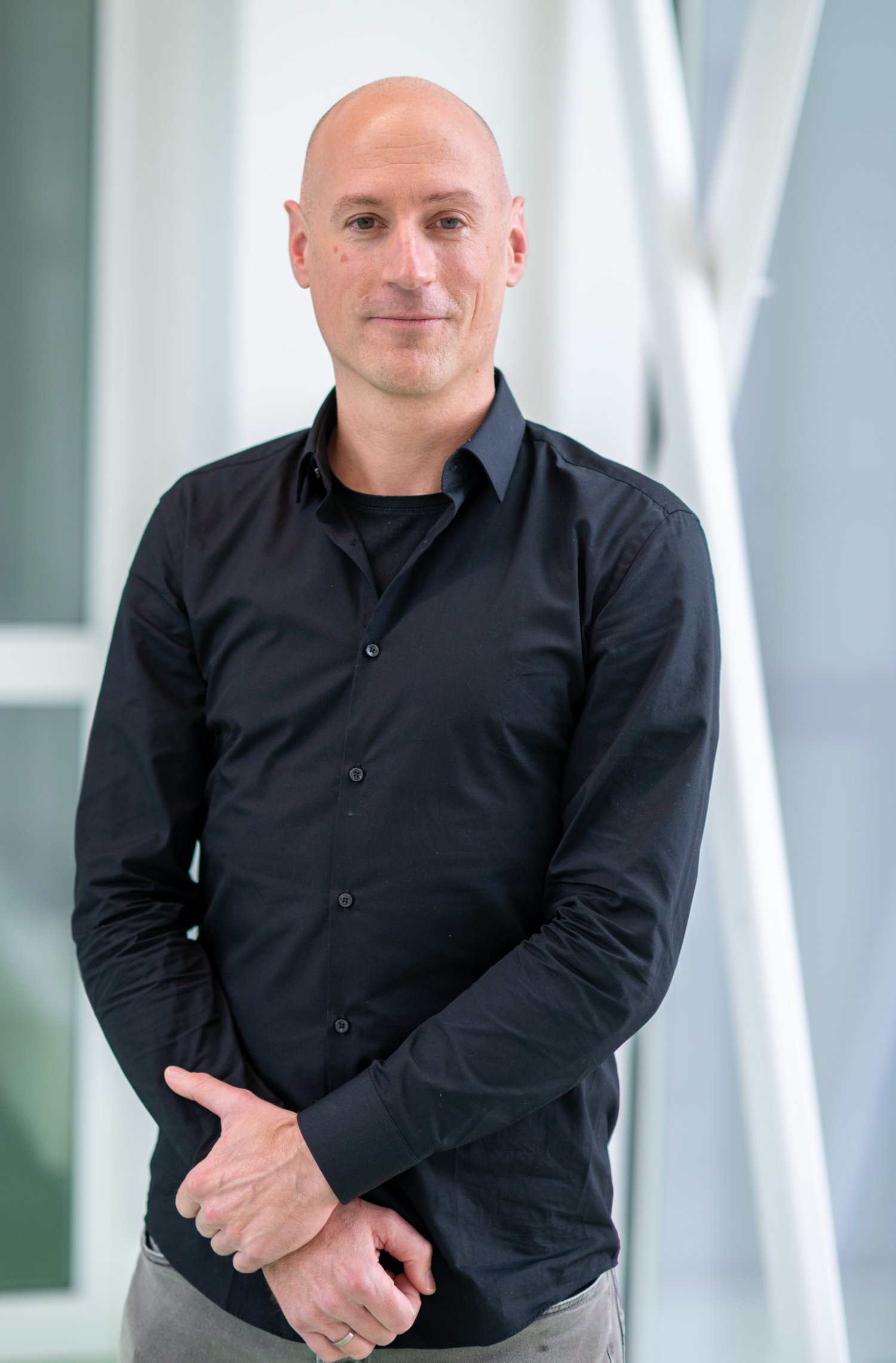 A portrait of a man.