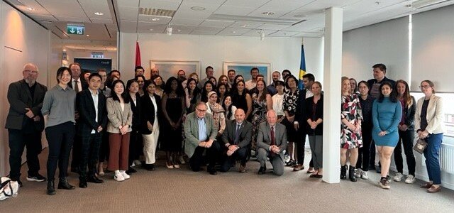 Participants from symposium at the Canadian Embassy