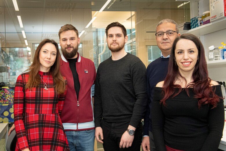 Maria Bertuzzi, Laurence Picton, Pierre Fontanel, Abdel El Manira and Irene Pallucchi, researchers at the Department of Neuroscience