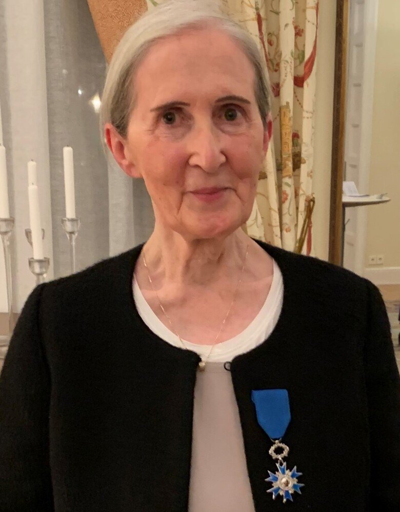 Marie Chenik receives The National Order of Merit, France.