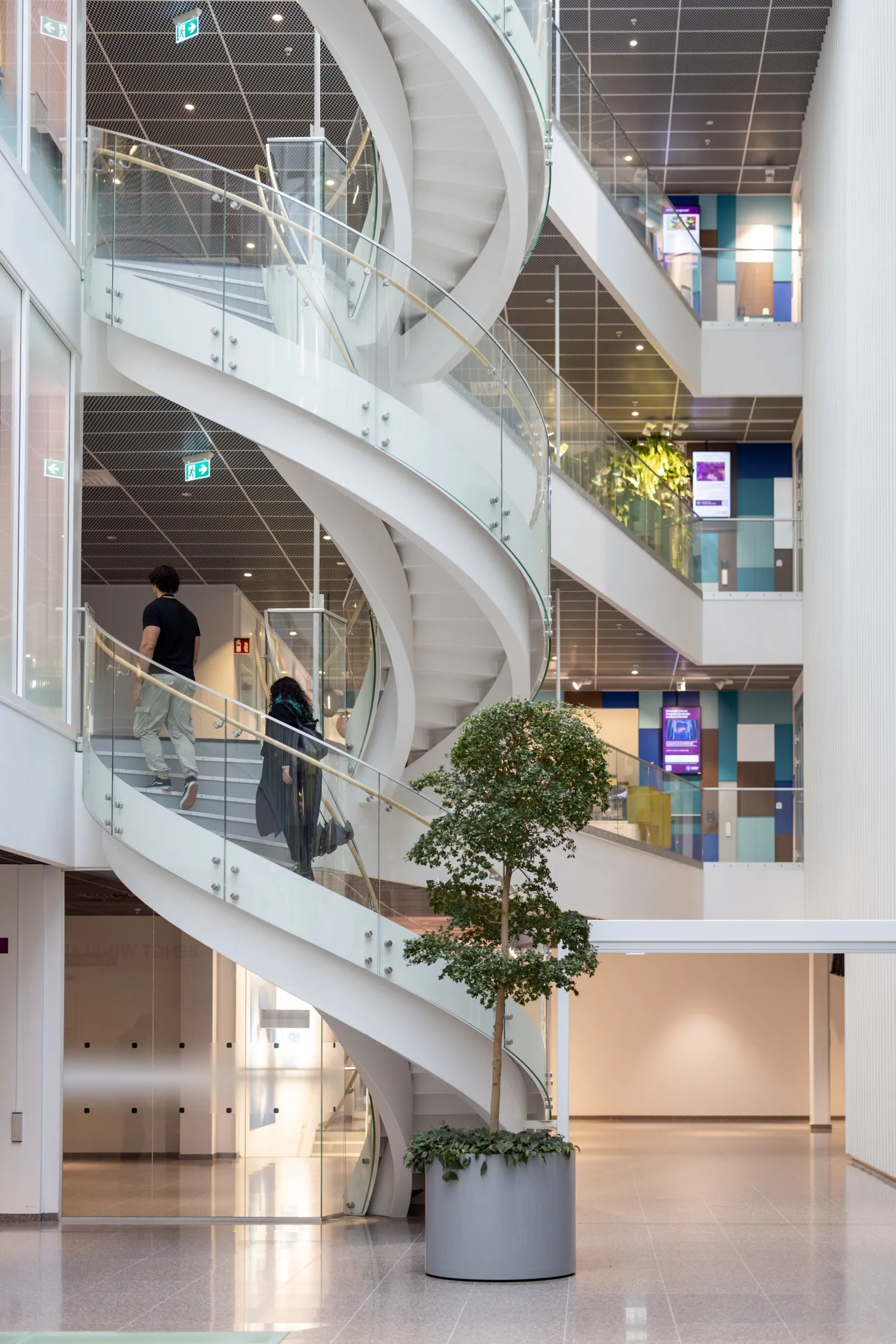 Interior of Neo, a research building in Campus Flemingsberg