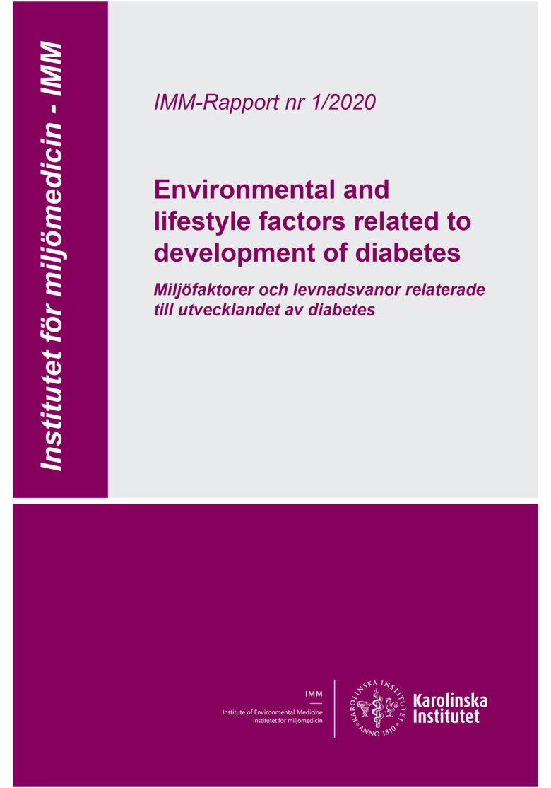 Environmental and lifestyle factors related to development of diabetes
