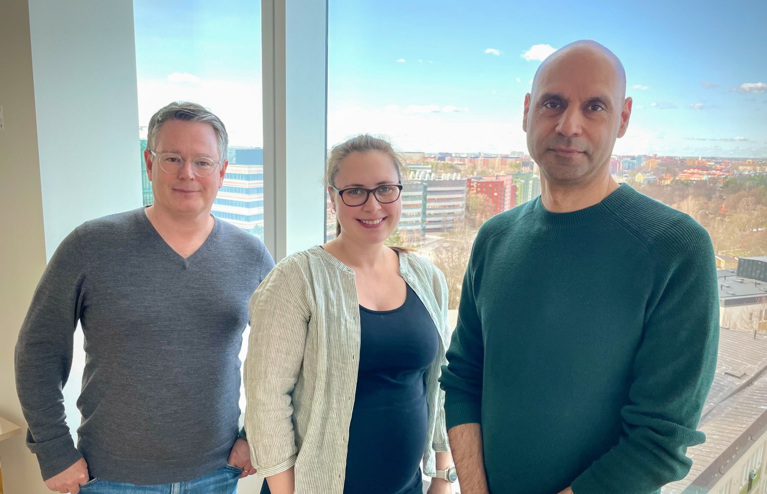 Three researchers from the Clinical Genetics group