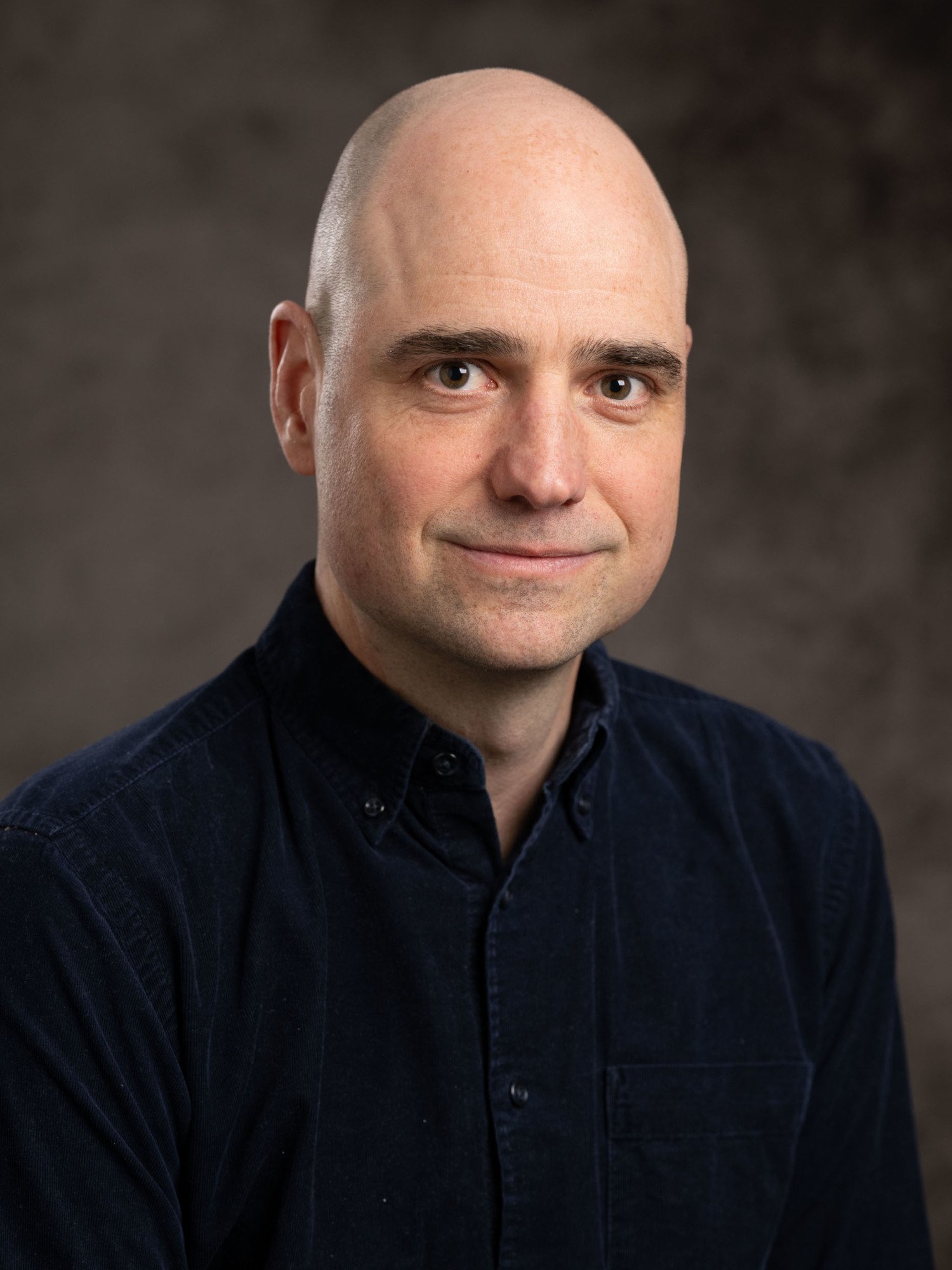 Man in a black shirt