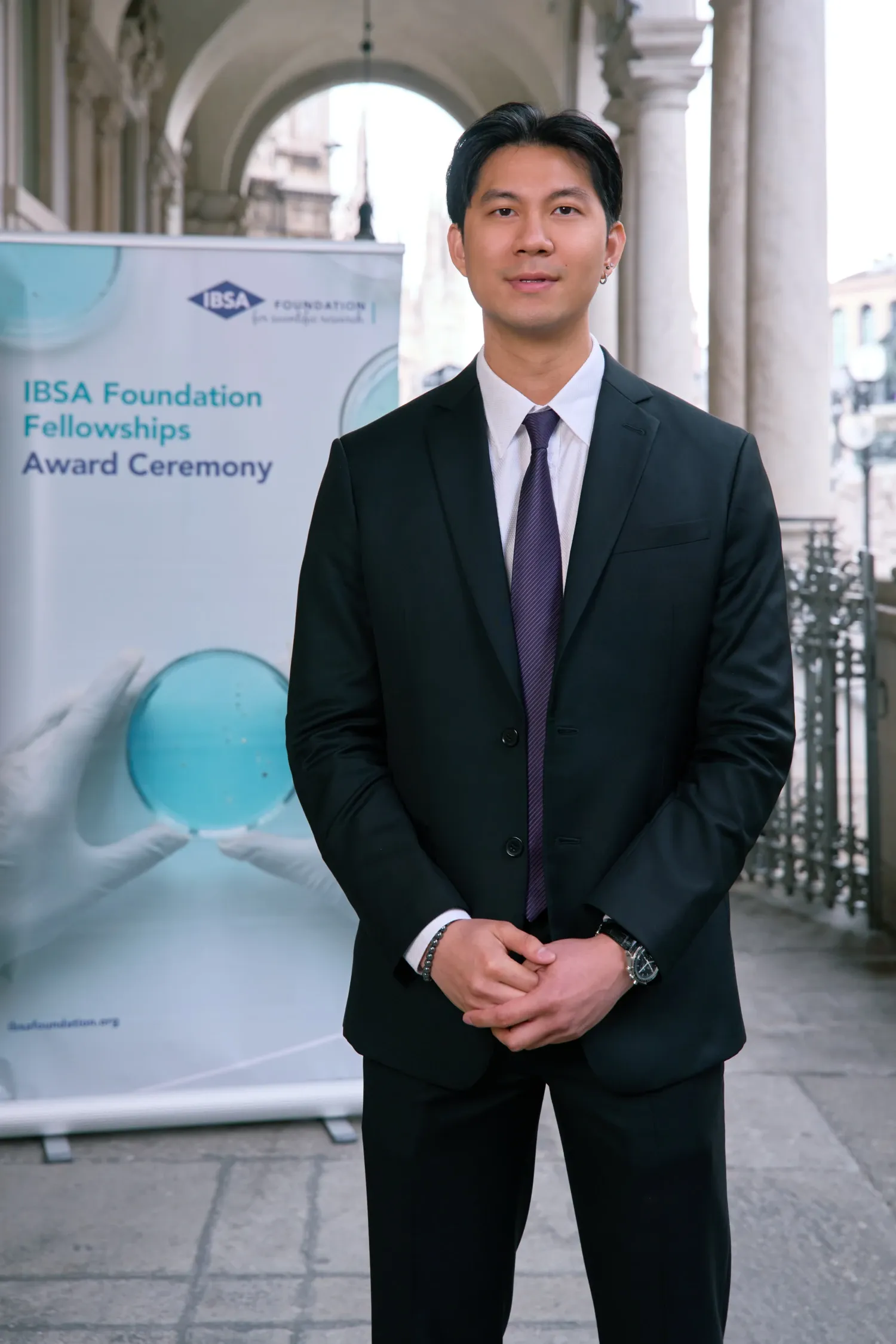 Portrait of Prach Techameena, taken at the Award Ceremony of the 12th edition of the IBSA Foundation Fellowships, in Milan.