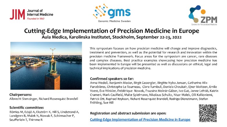 Symposium on Precision Medicine in Europe September 2022