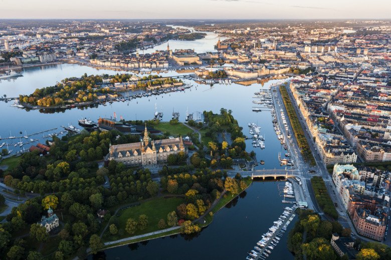 Aerial view of Stockholm. Photo: Henrik Trygg / mediabank.visitstockholm.com