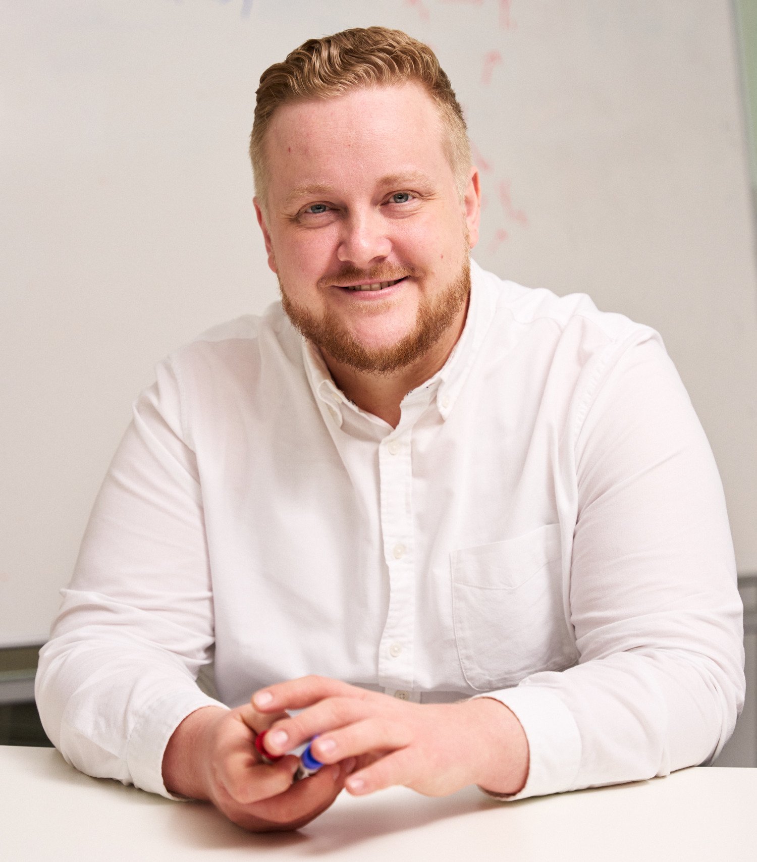 Portrait image in environment.