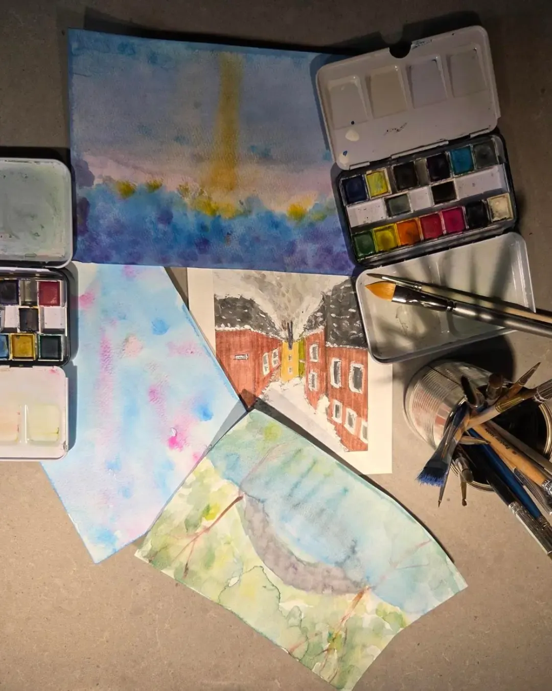 Watercolours