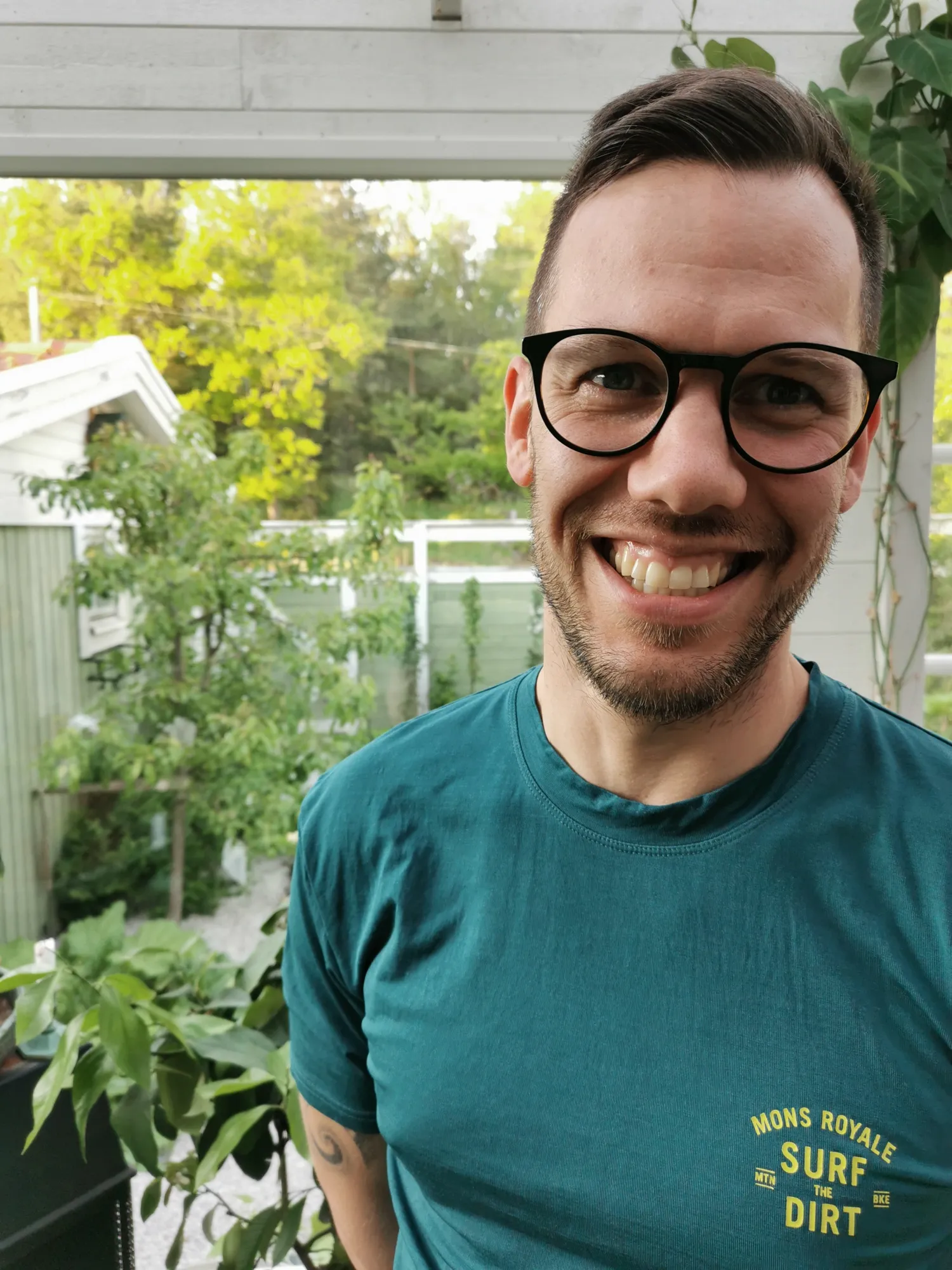 Portrait photo of student Måns.