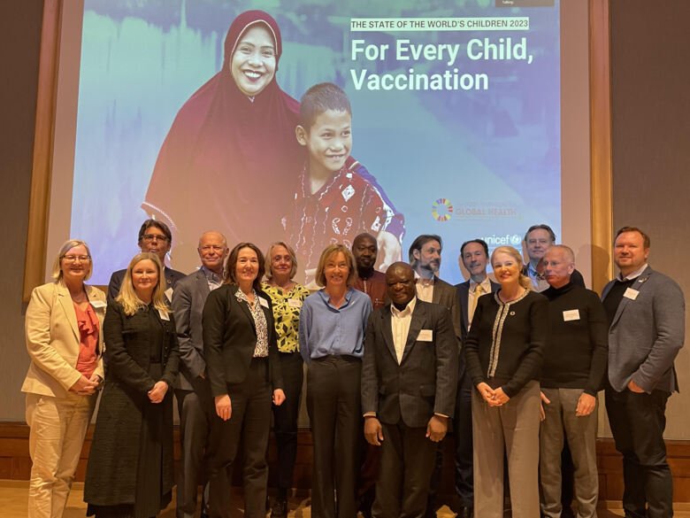 Participants at the seminar on State of the World's Children, at the Swedish Society of Medicine.