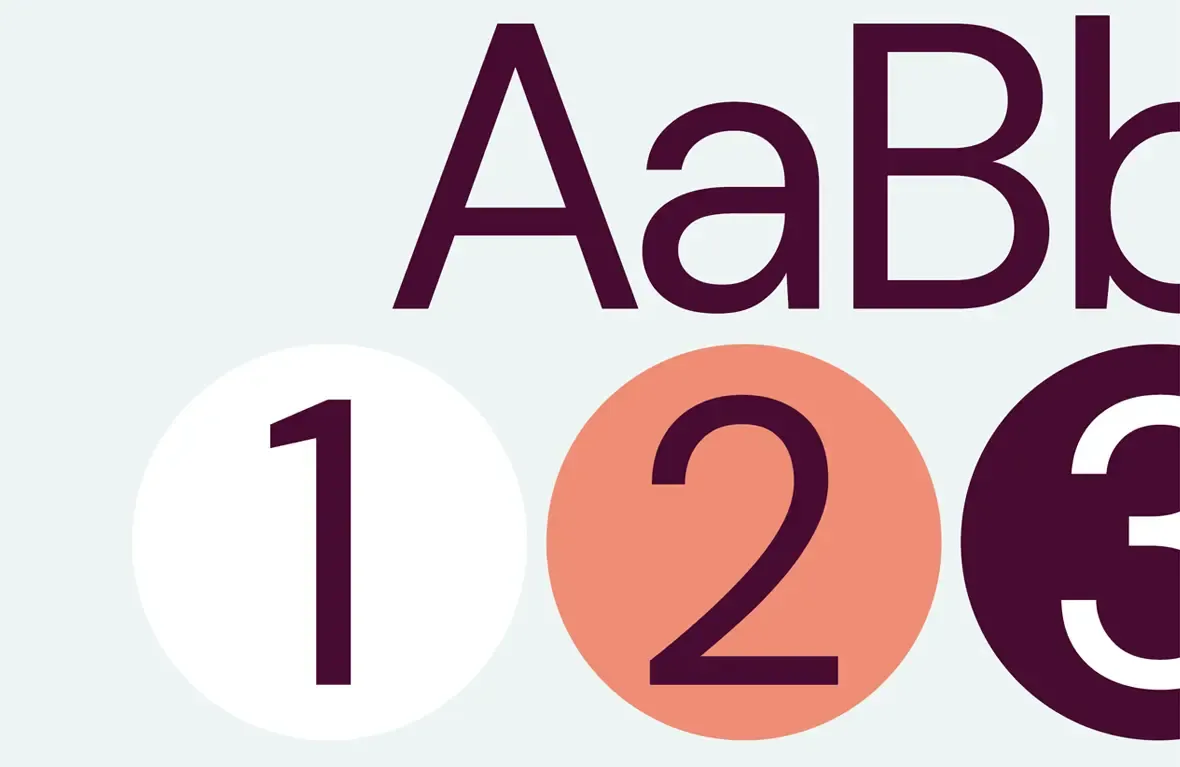 Example of how the typography can be used and will look like in various combinations.