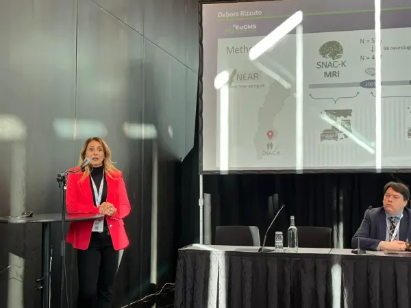 Debora Rizzuto speaks at the congress.