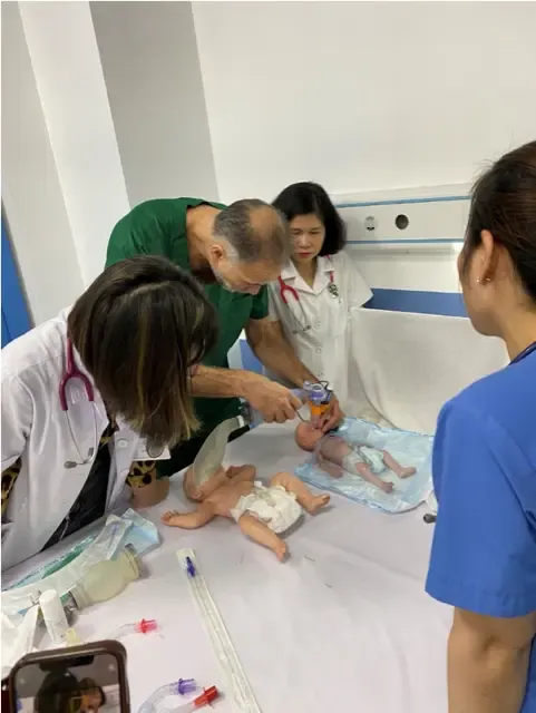 Neonatal resuscitation simulation training with neonatal team with focus on preterms