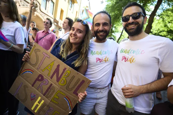 The Pride parade on 1 August 2026.