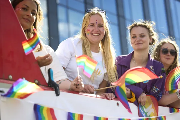 The Pride parade on 1 August 2026.