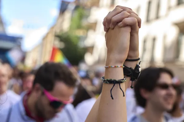 The Pride parade on 1 August 2026.