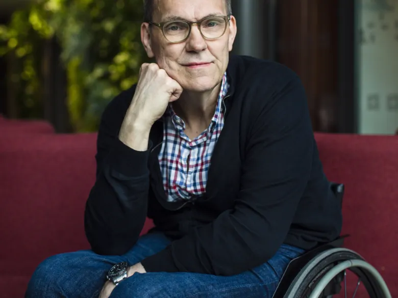 Portrait of professor Per Uhlén. Photo Martin Stenmark.