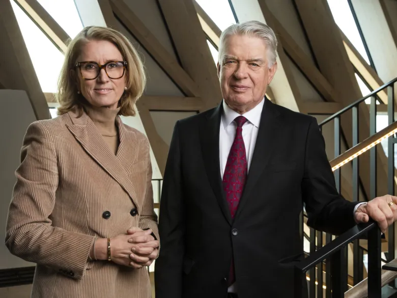 Anna Martling and Björn Savén.