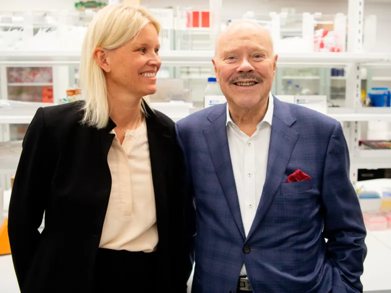 Ulrika Lundblad and Leif Lundblad.