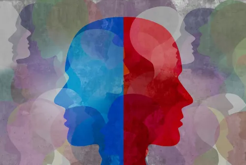 Illustration of mental ill-health.