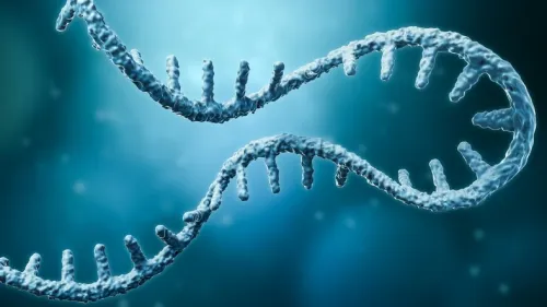 Illustration of mRNA.
