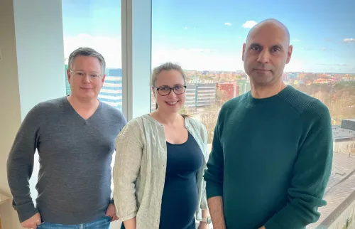 Three researchers from the Clinical Genetics group