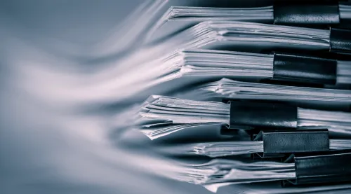 Pile of paper || A pile of paper