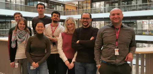 Group picture of the members of the lab.